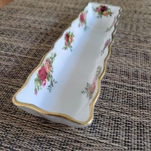 Vintage Royal Albert Old Country Roses Candy/Mint Serving Dish